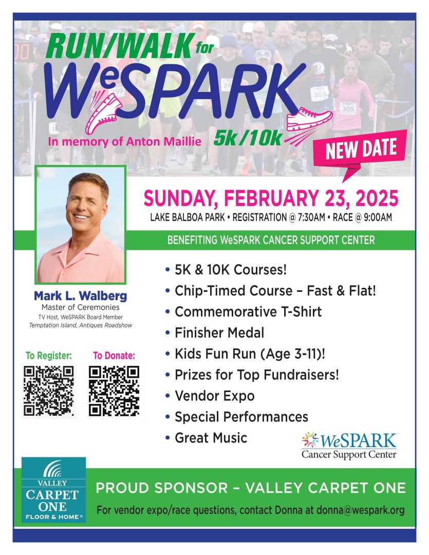 Run/Walk for WeSPARK Flyer 